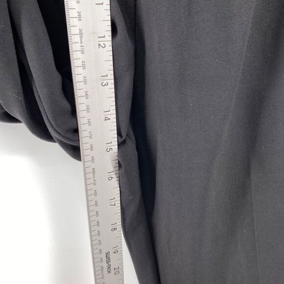 🎁5/$25 George Pants Women Maternity Small Pull-on Front Pockets Black Wide Leg - Picture 6 of 12